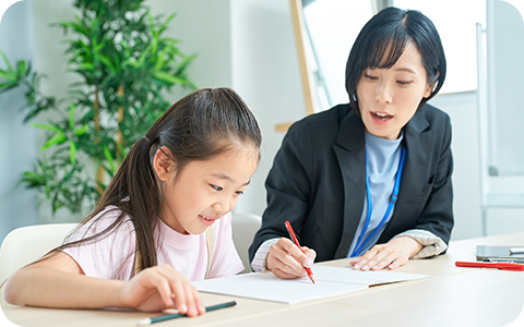 少人数制による、きめ細やかな個別対応